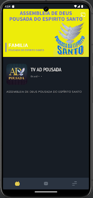 TV AD POUSADA Screenshot 1