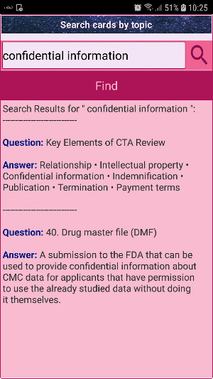 Clinical Research Exam Review, Concepts & Quizzes. Screenshot 3