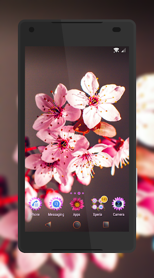 Spring flowers theme for  Xperia™ Screenshot 0