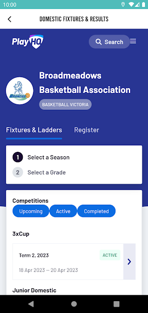 Broadmeadows Basketball Screenshot 3