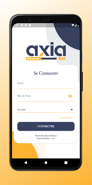 axiaBat Entreprise Mobile Screenshot 0