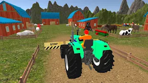 Farm Village Tractor Challenge Screenshot 0