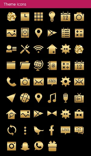 Golden Roses Theme Screenshot 3