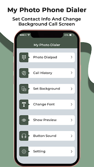 My Photo Phone Dialer Screenshot 1