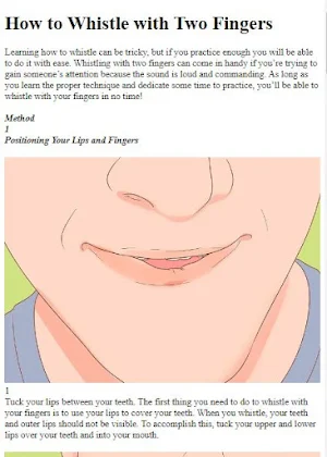 How to Whistle With Fingers Screenshot 1