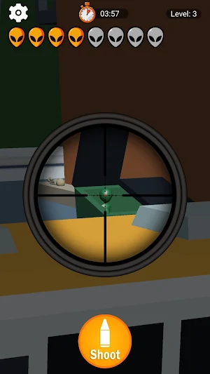 Sniper Battle -Shoot the alien Screenshot 1