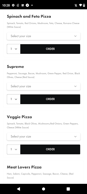 Ephesus Pizza Screenshot 1