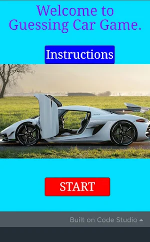 Guessing Cars Screenshot 1