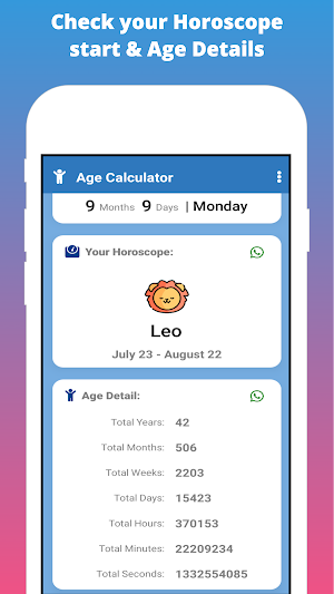 Age Calculator 2023 Screenshot 3