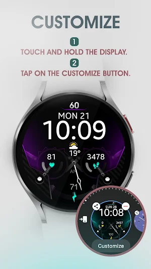 Dream 113 Digital Watch Face Screenshot 3