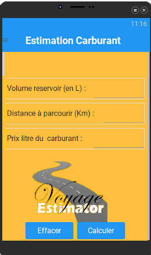 Voyage Estimator Screenshot 3