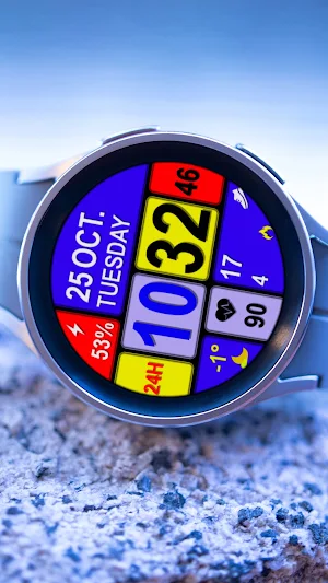 DIGITAL BIG ZECO Watch face Screenshot 2