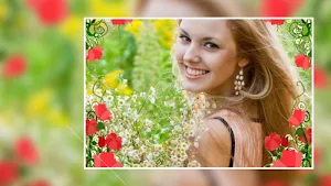 Beautiful Flower Photo Frames Greeting Cards Screenshot 2