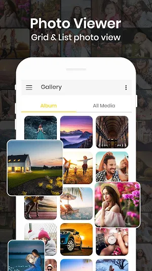 Photo Gallery - Cool Photos & Videos, Photo Editor Screenshot 2