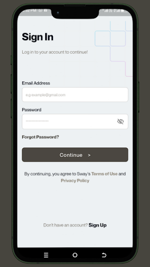 SwaySpa Technician Screenshot 2