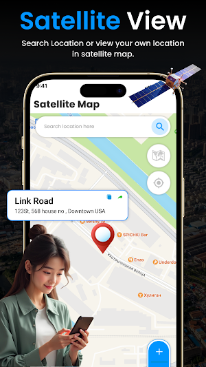 Live Satellite View: Earth Map Screenshot 1