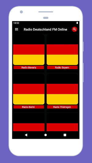 German Radio Stations App - DE Screenshot 1