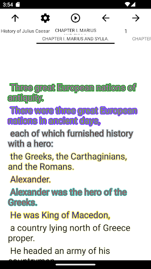 zBook: History of Caesar Screenshot 2