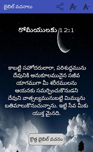 Telugu Bible Quotes Screenshot 2