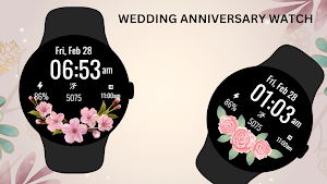 Wedding Anniversary Watch Face Screenshot 1