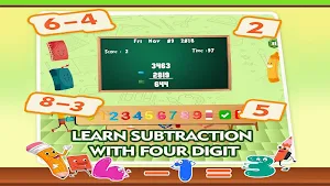 Learning Subtraction Math Kids Screenshot 1