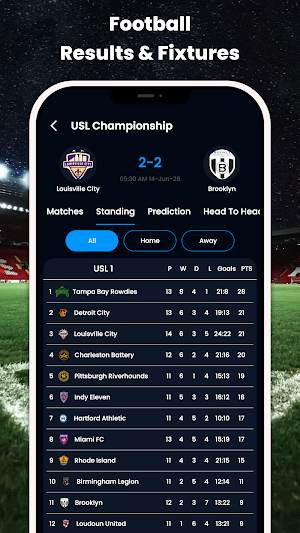 Football Results & Fixtures Screenshot 3