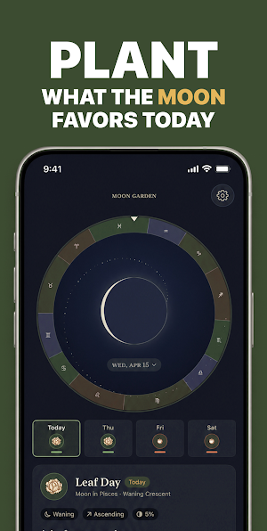 Lunar Gardening Calendar Screenshot 0