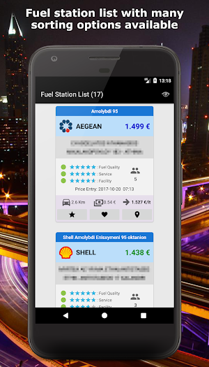 fuelGR: fuel prices for Greece Screenshot 2