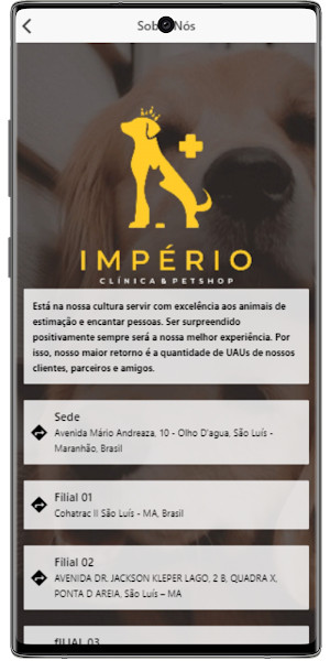 Império clínica e petshop Screenshot 2
