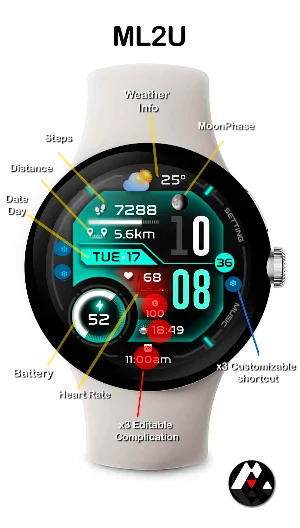 ML2U 269 Watch Face Screenshot 1