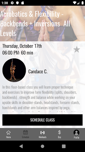Evolve Pole & Dance Studio Screenshot 2