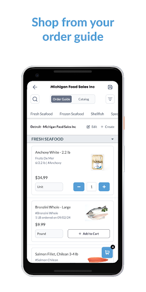Michigan Food Sales Screenshot 1