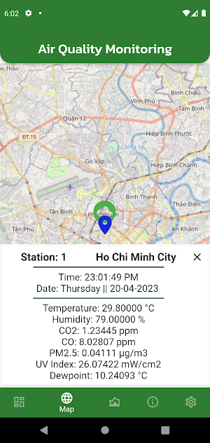 AIoTLabVN: Air Quality App Screenshot 3