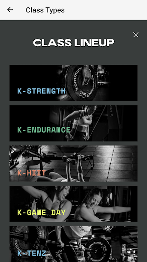 Kommunity Fitness Screenshot 1