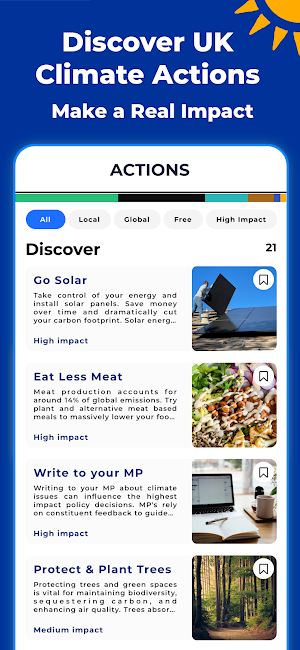 UK Zero: Climate App Screenshot 2