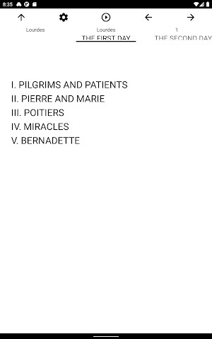 Book, Lourdes Screenshot 3