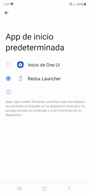 Redux Launcher Screenshot 0