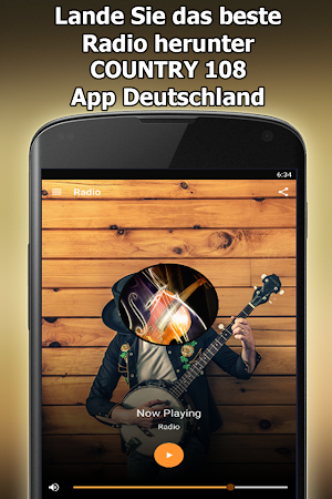 Radio COUNTRY 108 Online Kostenlos Deutschland Screenshot 1