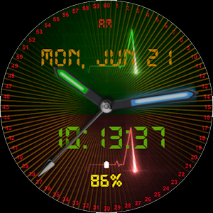Animated ECG Watch Face Screenshot 1