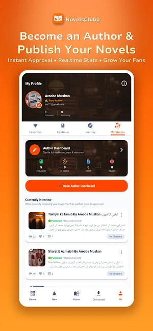 NovelsClubb: Novels in Urdu Screenshot 1