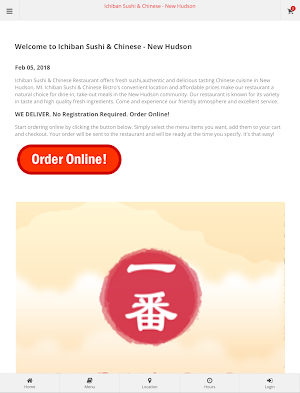 Ichiban Sushi & Chinese New Hu Screenshot 3