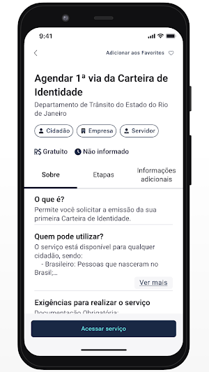 RJ Digital - Serviços Públicos Screenshot 2