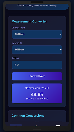 Kitchen Conversion Helper Screenshot 0