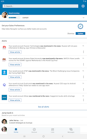 LinkedIn Sales Navigator screenshot 5