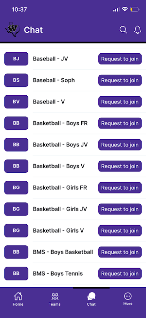 Willis High School Athletics Screenshot 2
