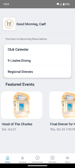 The Delphic Club Screenshot 1