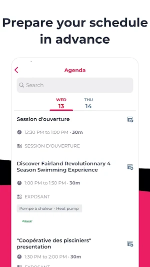 Piscine Connect Screenshot 1