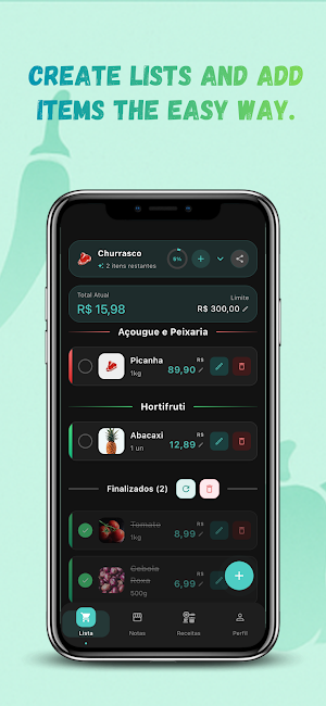 Smart Market: Grocery List Screenshot 1