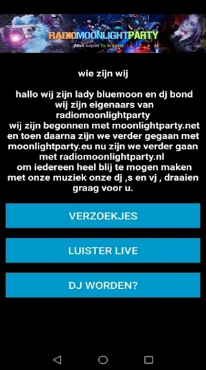 RadioMoonlightParty Screenshot 1