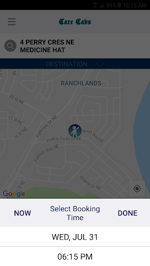 Care Cabs Screenshot 2